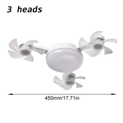 Remote Controlled Ceiling Fan Ceiling Light with Fan Ceiling Fan LED Ceiling Garage Light Plastic Texture for Indoor Use