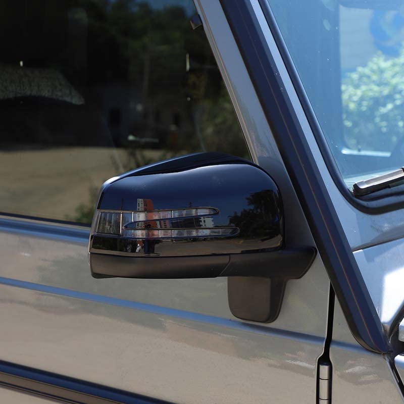 Hcilloend Universal ABS Door Mirror Covers for the New and Set of Left and Easy Exterior Custom Car Supplies Mercedes-Benz ML, GL, GLE, G-Class,