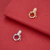 Chiusura a Moschettone di Lusso in Argento Sterling S925 per Ciondoli Fai-da-te per Collane di Perle e Giada
