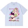 230 Gsm 100% Cotton Demon Slayer V52 Mitsuri Waifu Print Unisex Heavy Cotton T Shirt