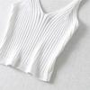 Sexy Crop Tops Strick Neckholder Tank Top Frauen Sommer Camis Rückenfreies Camisole Mode Geripptes Tube Top Weibliche Ärmellose Kurze Weste