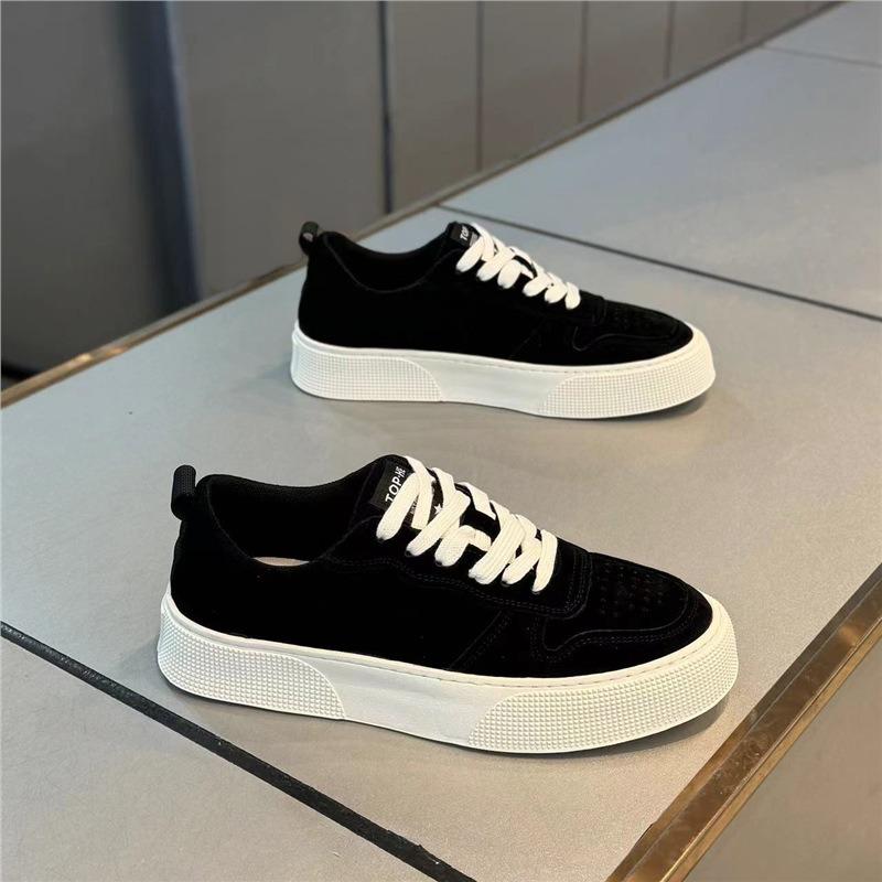 Spring and Autumn New Trendy Brand Lace-up Anti-fur Skateboard Shoes Men's Fashion Trend Versatile Breathable Casual Ok