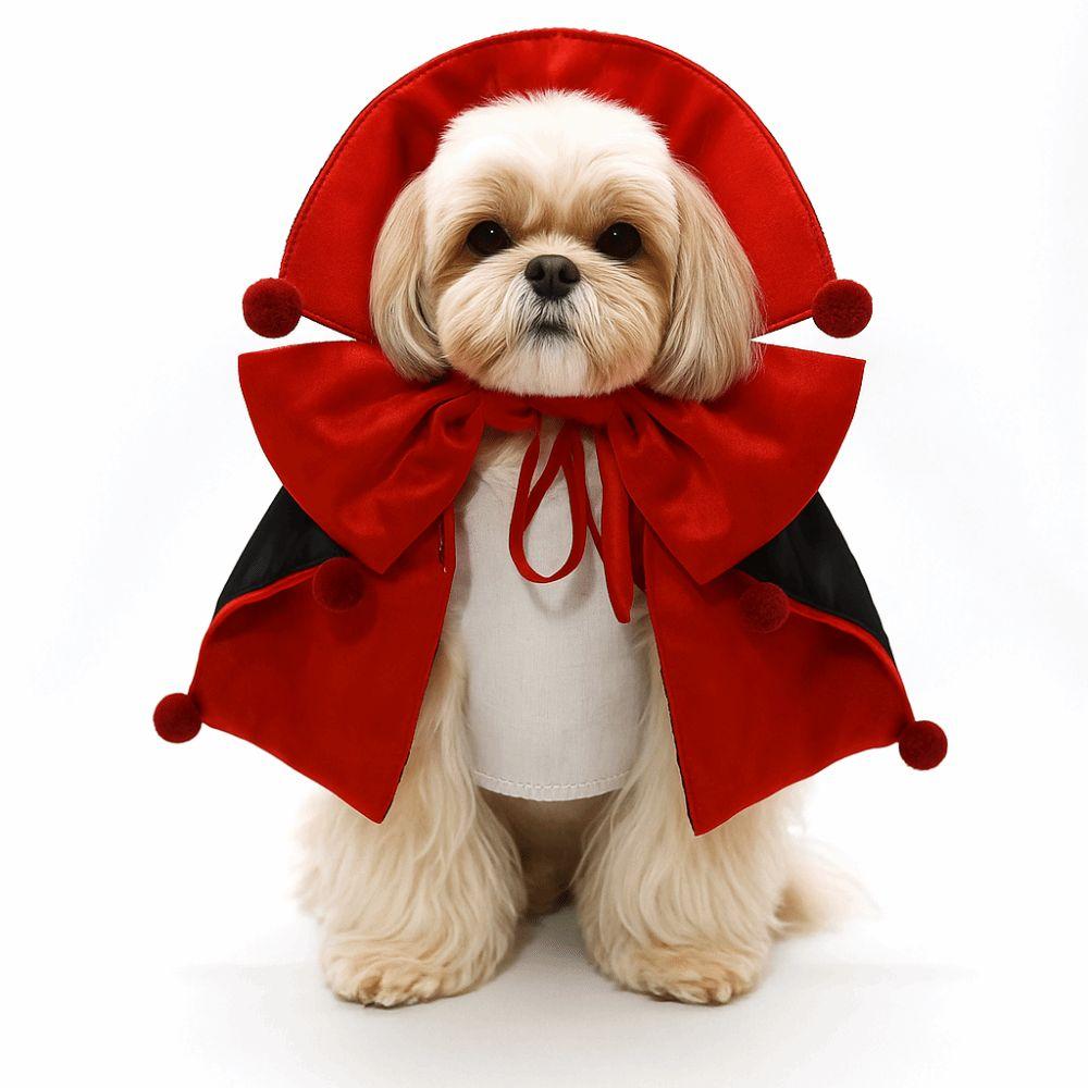 Cosplay Pet Halloween Costumes Breathable Knight Style Dog Halloween Costumes Small/Medium/Large Lightweight Cat Magic Cloak