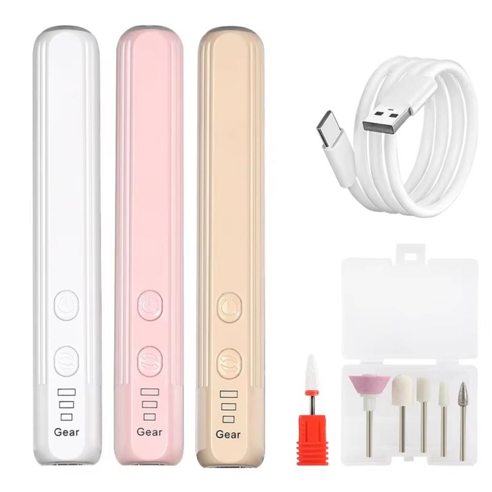 Cordless Manicure Machine Low Noise Electric Nail Grinder Gift Nail File Machine Cuticle Care