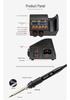 JCD 8898 Dual Digital Display 750W Hot Air Gun & Temperature-Controlled Electric Soldering Station