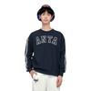 Anta Letter Crew Neck Pullover Sweatshirt Men Tops Basic-Black 952338704-3