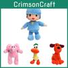 Adorable Set Of 4 Pocoyo Elly Pato Loula Soft Plush Stuffed Figure Toy Dolls For Kids