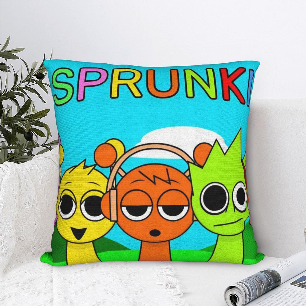 True Rainbows Kingdoms Cartoon Square Pillow Case Cushion Cover Novelty Polyester Decor Pillowcase for Bed xcm