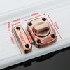 Keyless Aluminium Alloy Door Latch for For Cabinets Sheds Caravans and Garages Tamper Resistant Screws for Secure Installation