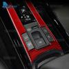 Outer Inner Gear Shift Panel For Toyota Prius 60 Series 2023 2024 2025 LHD RHD Real Soft Carbon Fiber Sticker Car Accessories