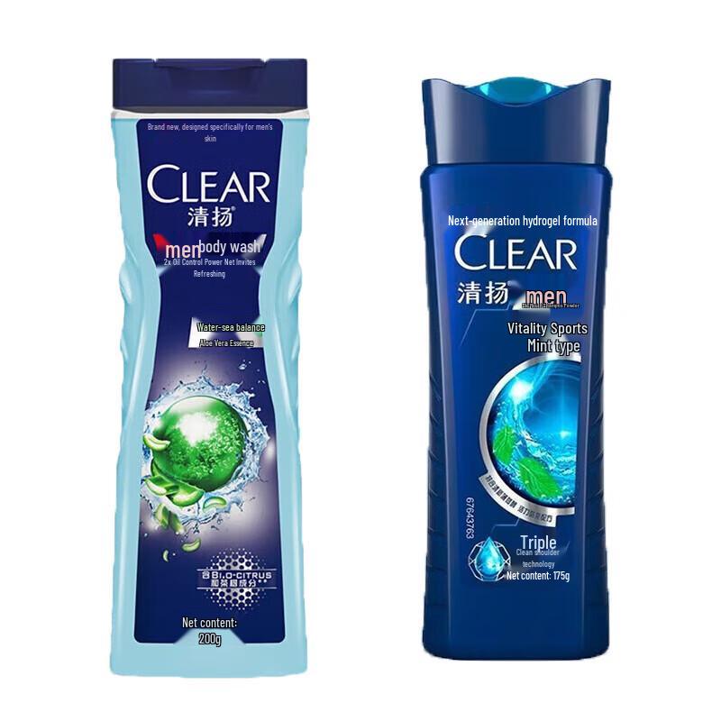 

Clear Men s Anti-Dandruff Shampoo & Shower Gel Combo