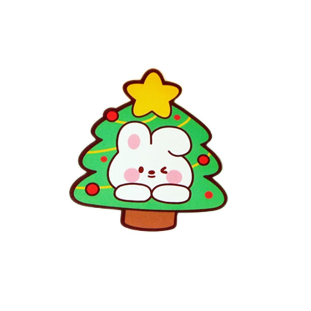 50PCS/set Cartoon Santa Lollipop Holder Penguin Penguin Card Insert  New Year