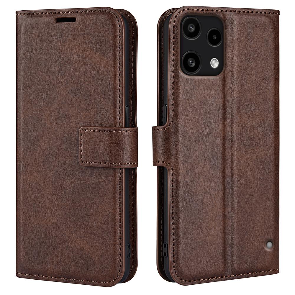 For Nothing Phone (3a) Lite 5G Stand Case Anti-Scratch Calf Texture Leather Phone Cover