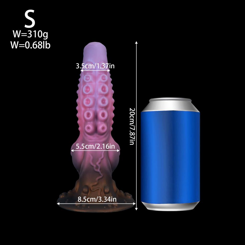 Octopus Tentacle Anal Plug - Alien Silicone Butt Plug for SM Stretching, Fantasy BDSM Toy, Unique Adult Product for Men & Women