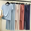 Women's Modal Short-Sleeve T-Shirt and Shorts Casual Two-Piece Suit