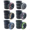 4pcs 1:10 RC Car Rubber Tires Spare Accessories 4WD Remote Control Vehicle Parts Upgrade