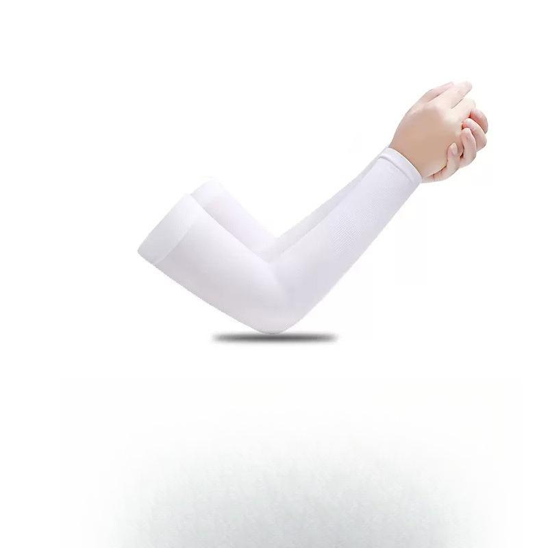 Sun Protection Ice Sleeves Summer UV Protection Ice Silk for Men and Women for Driving and Cycling Outdoor Solid Color Sleeves