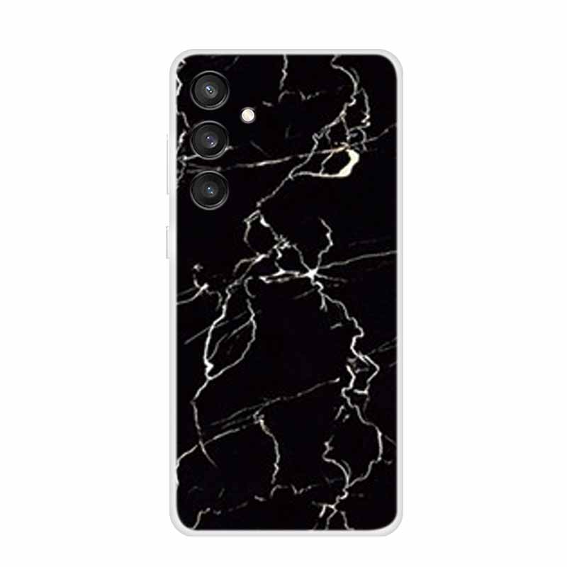 6.7" For Samsung S24 FE 5G Case Marble Soft Clear TPU Silicone Phone Covers for Samsung Galaxy S24 FE Case Bumper S24FE S 24FE