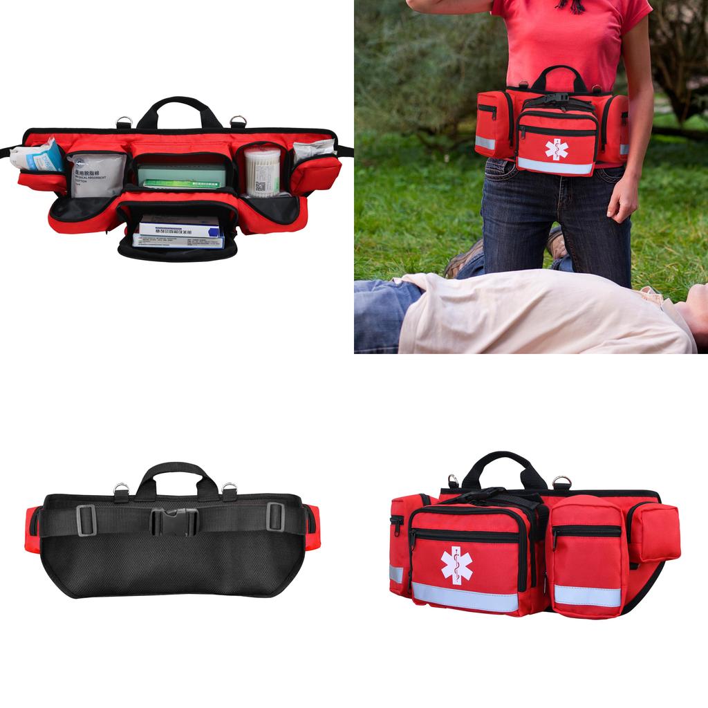 New Outdoor Oxford Cloth Portable Medicine Waist Bag Emergency Rescue Bag