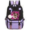 Katseye K-Pop Girl Group Print School Backpack for Students Daily Commute 1216-2, Lightweight Water-Resistant Large Capacity Bookbag