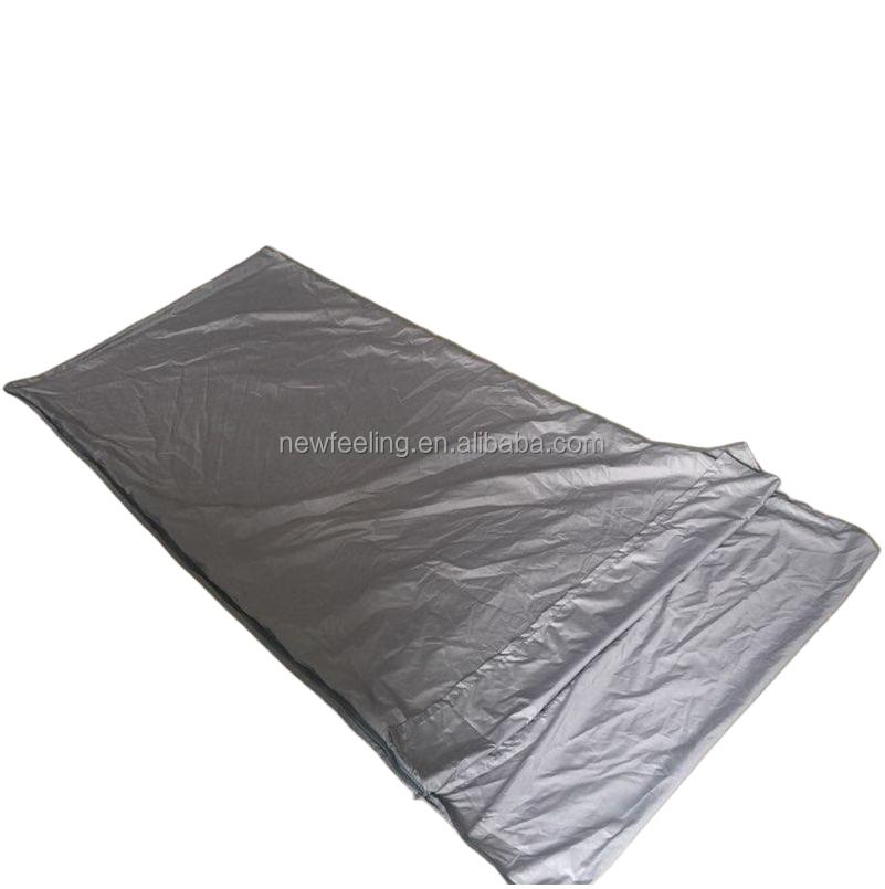 For Ultra Lightweight Summer Envelope Sleeping Bag with Lining for Travel Single Person Use in Hotels and Camping