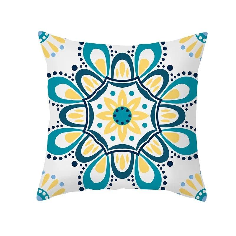 Home Decor Exquisite Patterned Decorative Throw Pillow Covers Pattern Cushion Cover Suitable For Sofa Bedroom Car Pillow Cover