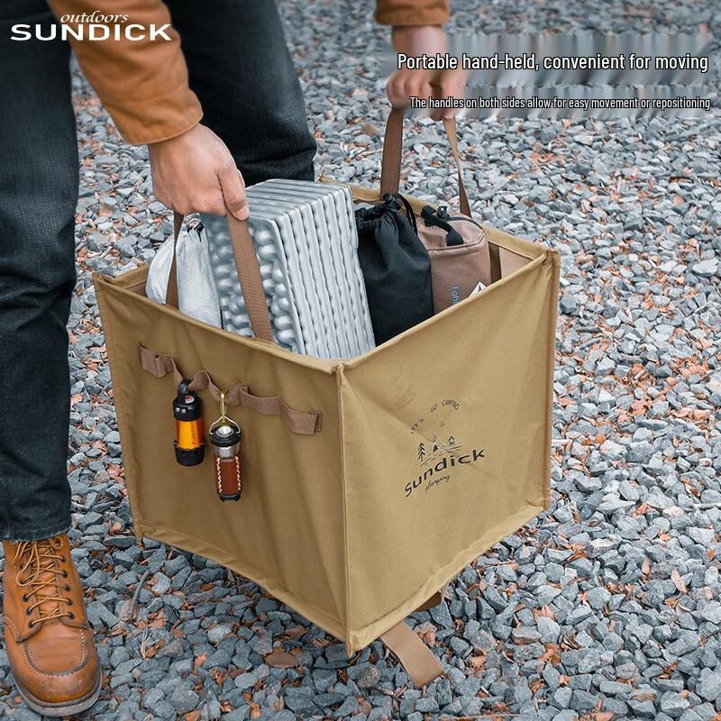 Outdoor Folding Picnic Trash Can & Storage Bag