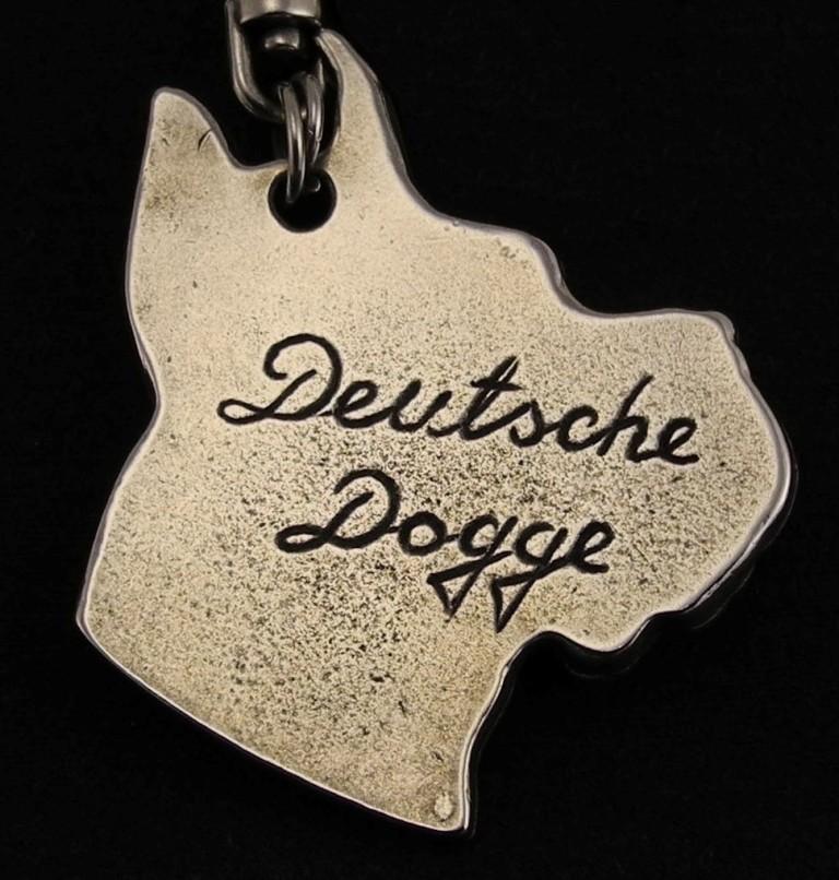 Great Dane I - Necklace with Dog, Silver-plated Pendant for Dog Fan, Unique Jewelry by Art-Dog Brand