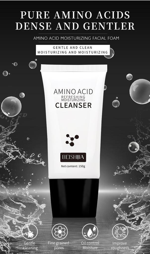Maximum Strength Amino Acid Foaming Cleanser – Moisturizing Face & Body Wash for Acne-Prone Skin, Clears, Treats & Prevents Breakouts