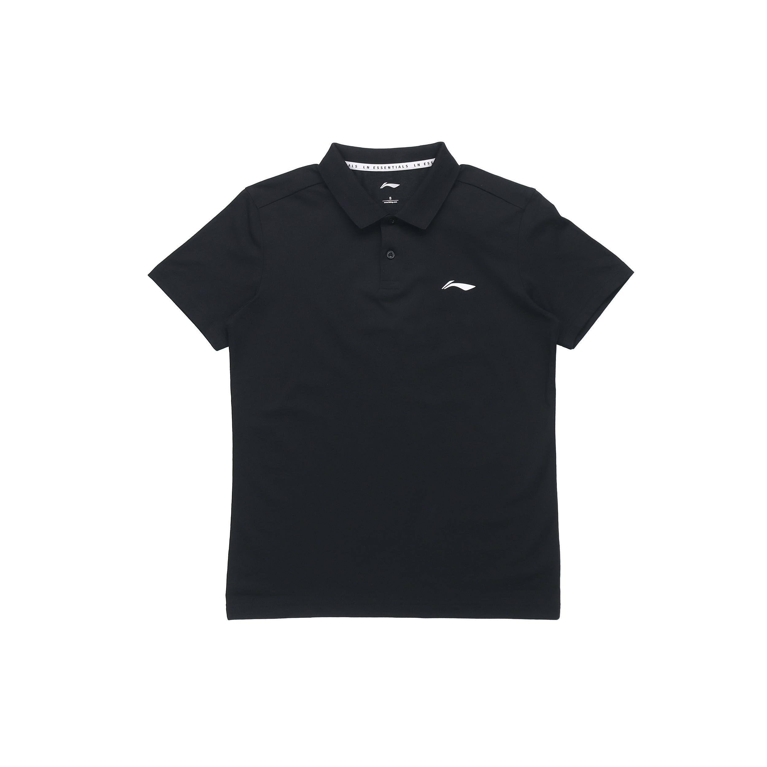 Li Ning Polo Shirt Men s New Standard Black APLQ045-1 XL