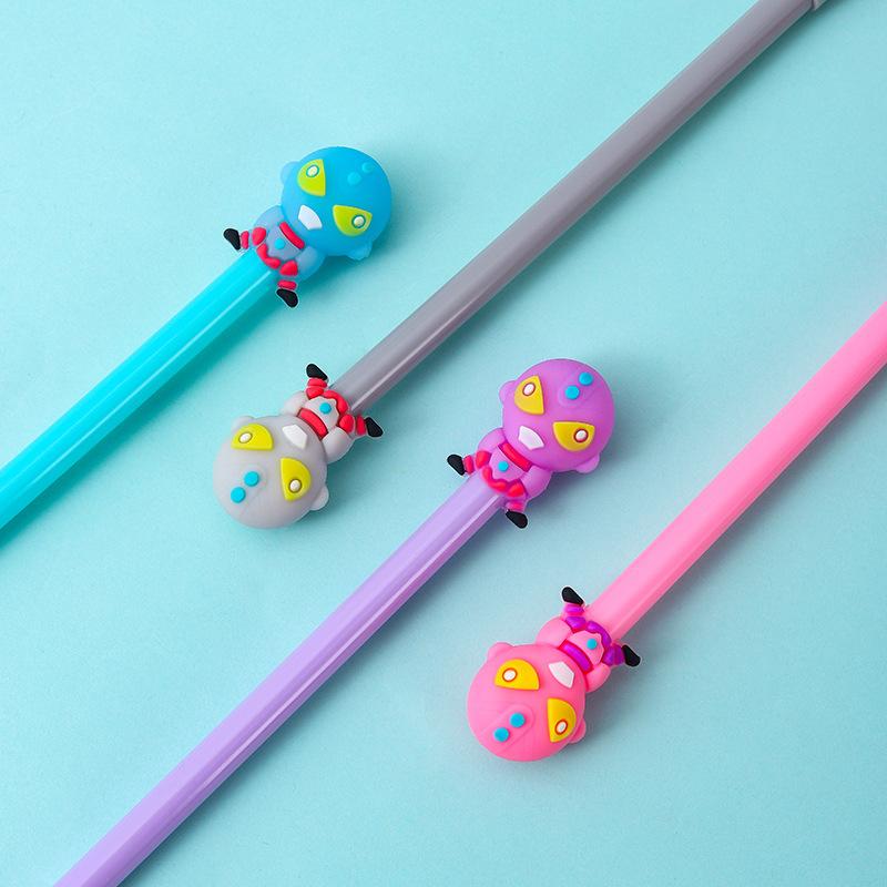 Back To School Season 12pcs 0.5mm Creative Cartoon Ultraman Styling Neutral Pen Cute Sign Pen Gift Pen Office Stationery