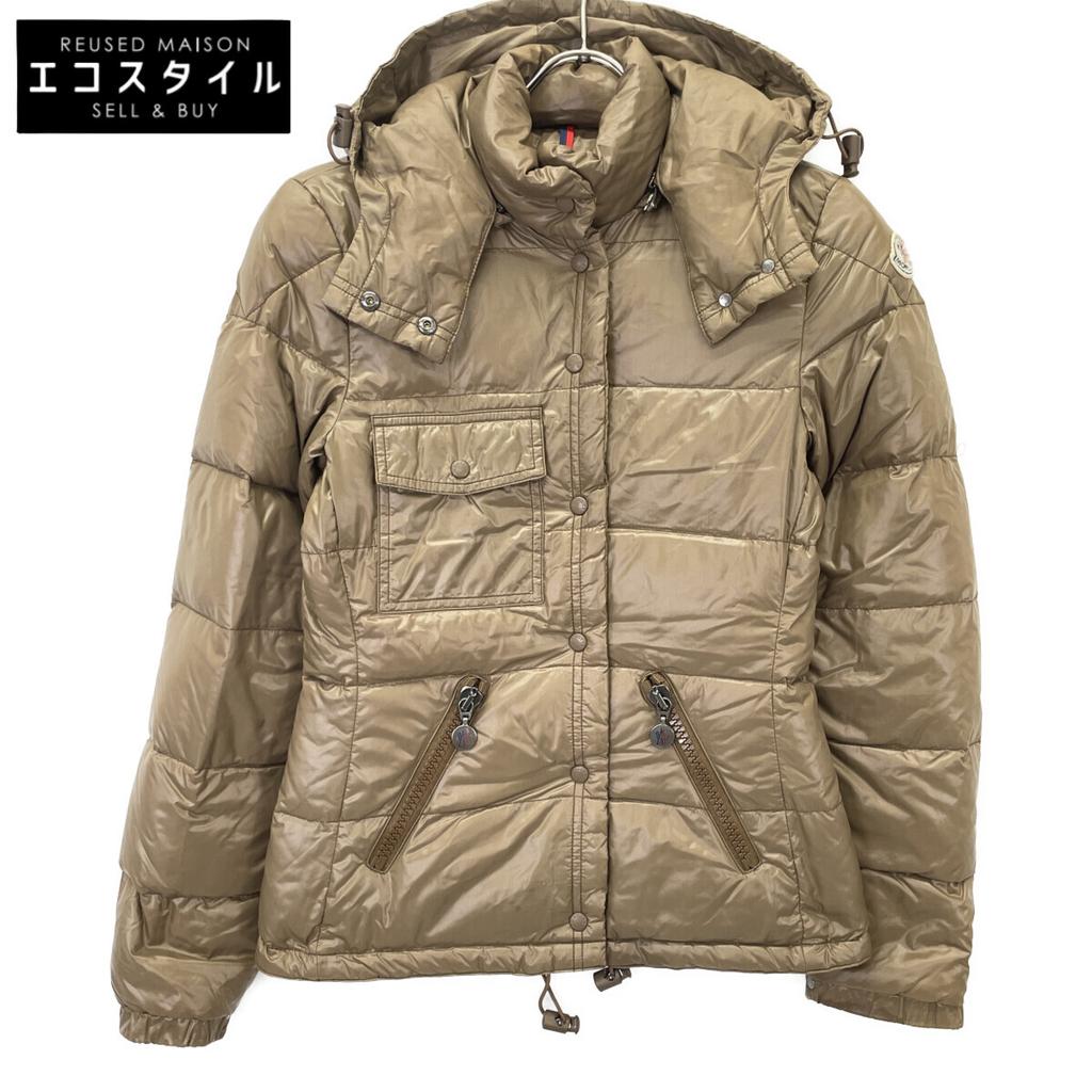 MONCLER Z4H0050 Berenjier Beijer Down Jacket Jacket 0 BrownUsed