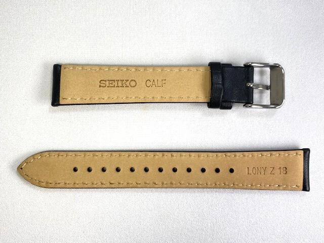 L0NY013J0 Seiko SEIKO 5 Sports PEANUTS Collaboration Snoopy 18mm Genuine Leather Strap Calf Black for via 4R36-14W0 (Ships Nekopos)