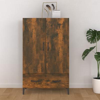 Vidaxl Szafka, Przydymiony Dąb, 70X31X115 Cm, Materiał Drewnopochodny