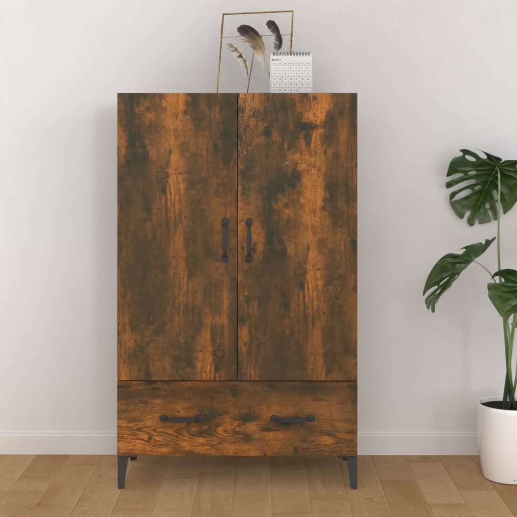 Highboard Smoked Oak 70 x 31 x 115 cm Wood Based Panel