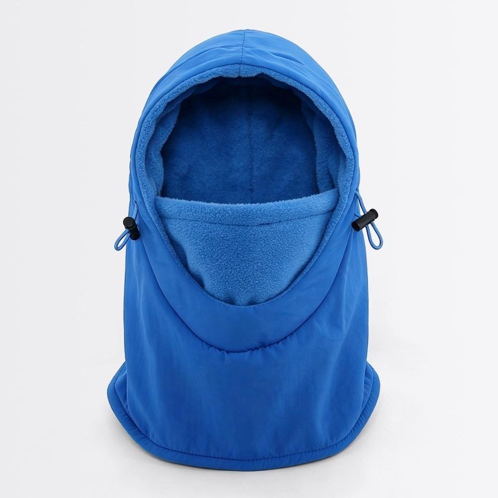 Windproof Winter Balaclava Hat Adjustable Drawstring One-piece Hat Scarf Soft Ear Protection Cap