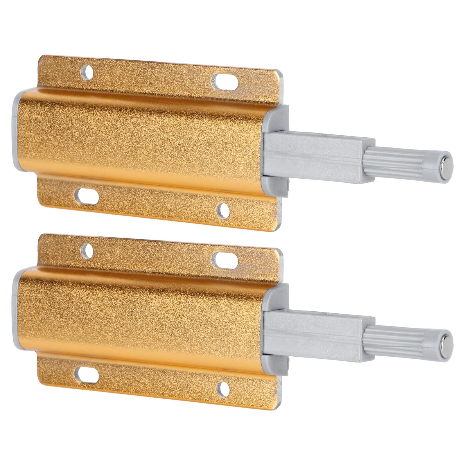 

2 Set Magnetic Push Latch Open Door Damper for Cabinets Door Drawer Household Supplies