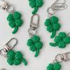 Lucky Four-Leaf Clover Lucky AirPods Phone Bag Keychain