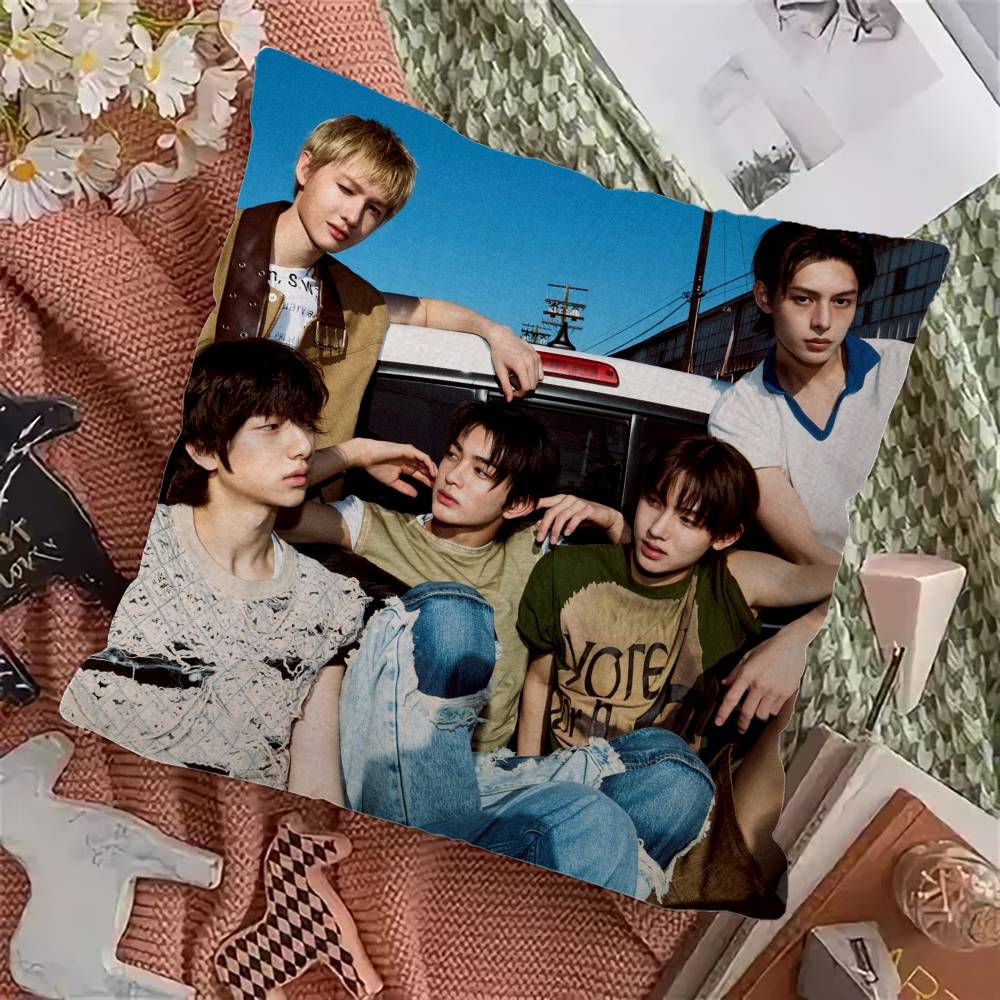 Kpop Group C-CORTIS Personalized Pillow Cover Kids Bedroom Wild Party Decor Pillowcase kid Birthday shower Gift