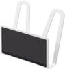 Yamazaki Jitsugyo Magnetic Pot Lid Holder White Approx. W13.5 X D6.5 X H14cm Plate Pot Lid Stand Pot Lid Storage Floating Storage 3524