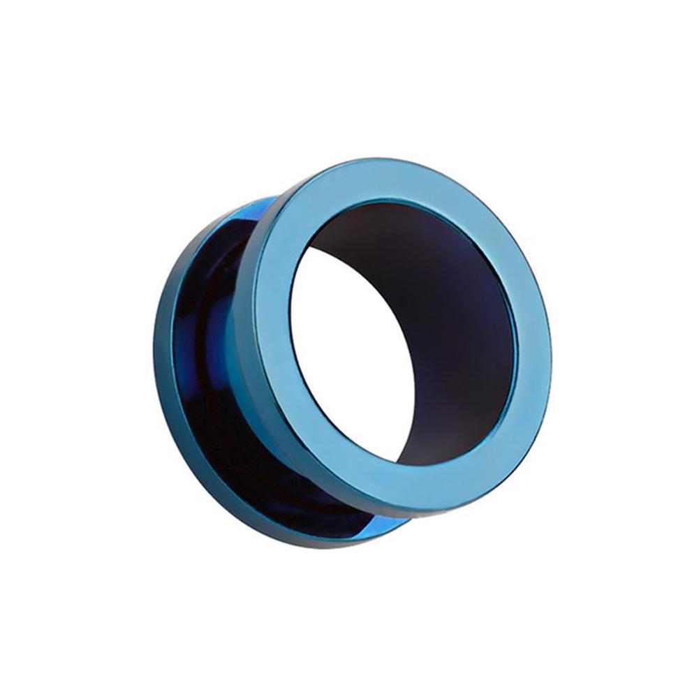 

Ювелирные изделия с бриллиантами, 1 шт., унисекс, двойная расклешенная затычка для ушей, пирсинг, туннельный расширитель 1.6mm синий