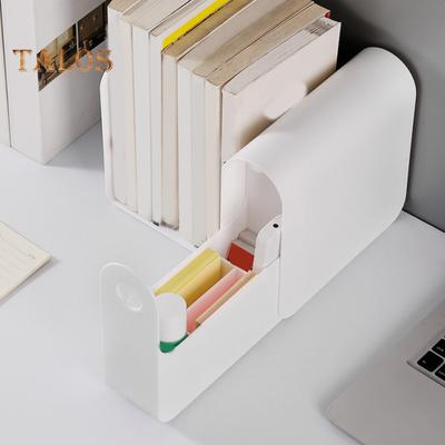 Support à livres robuste, peu encombrant, blanc, Durable, support de livre de bureau, boîte de rangement, fournitures pour la maison