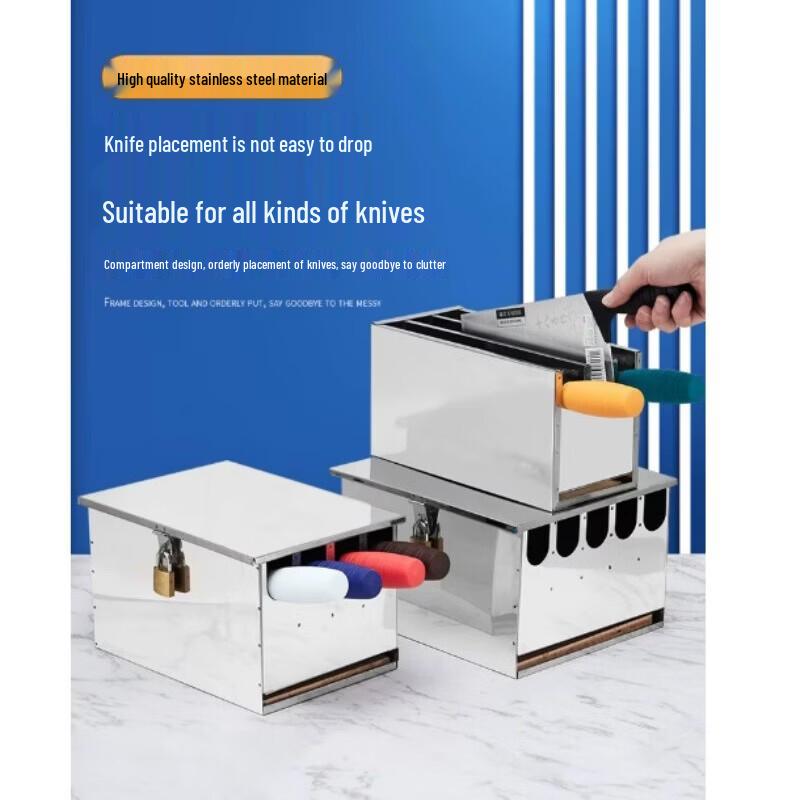 Stainless Steel Kitchen Knife Storage Rack