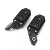 Black Adjustable Foot Pegs Footrest Pedal For Bmw R1200Gs R1250Gs Adventure