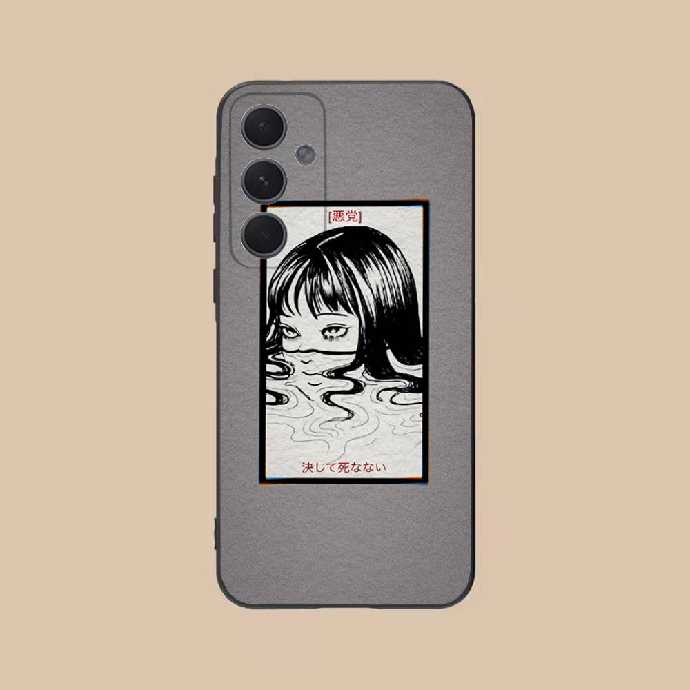 

K-Kawakami Tomie Phone Case For Samsung S25,24,21,22,23,20,S30,Ultra,Plus, Fe,5G Silicone Cover SamsungS24plus