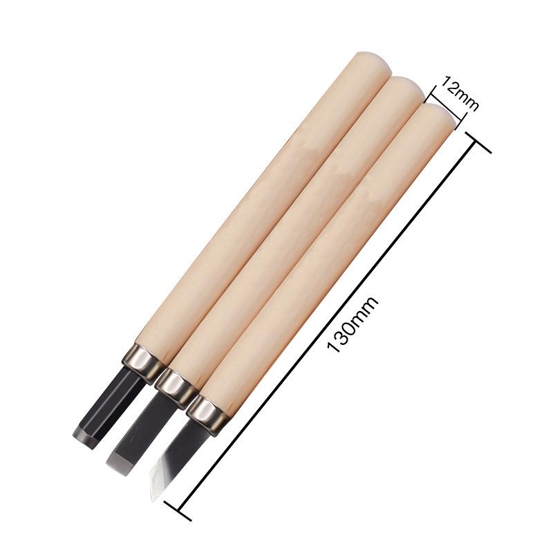 

Aluminum Alloy Engraving and Shaping File Set: Triangular, Flat-Head, and Round Files