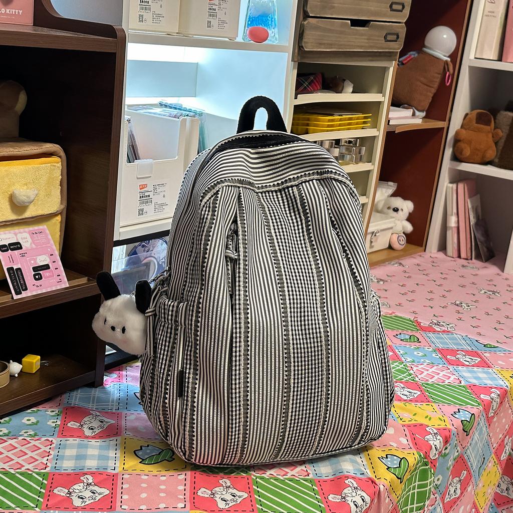 Schoolbagins Style High-value Schoolbag Female Niche Junior High School Girl High School Student Backpack Female Primary School Student Cute Backpack