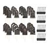 48 Pcs Halloween Cupcake Toppers Tombstones Graveyard Cake Decorations with Mini Shovel Spoons for Halloween Birthday Party Supplies