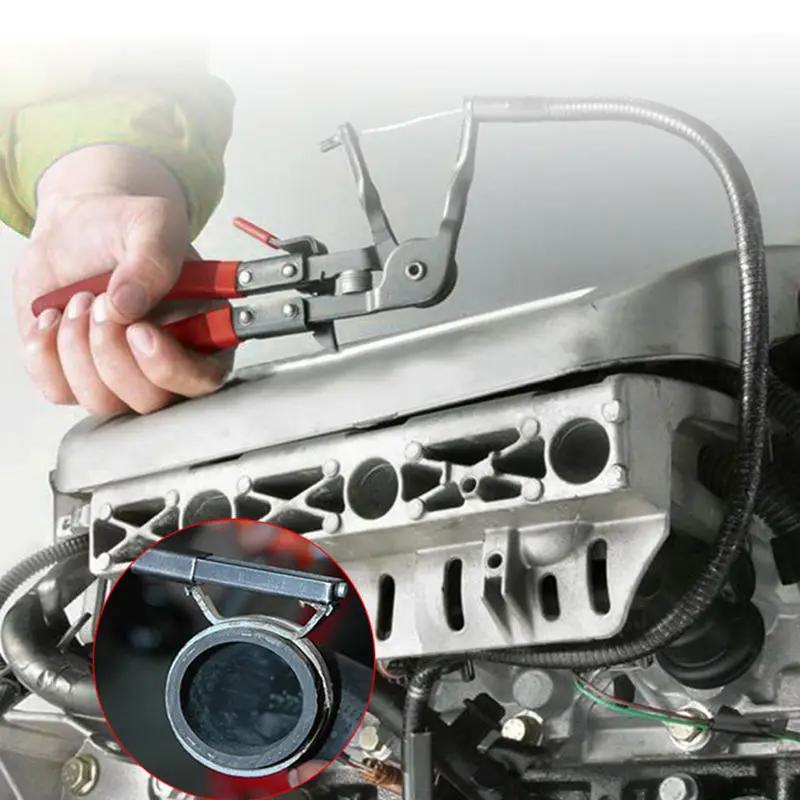 Auto Tools Hose Clamp Pliers Cable Type Flexible Wire Long Reach Hose Clamp Pliers for Car Repairs Hose Clamp Removal Tools