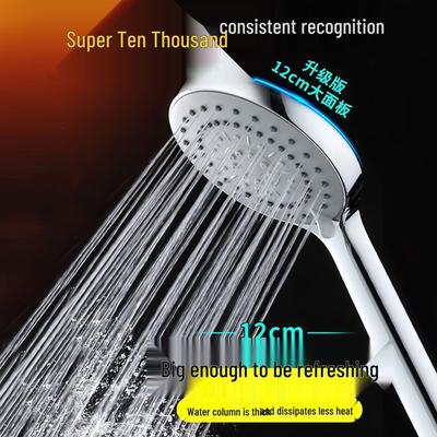 Pressurized Handheld Shower Head Set with Large Water Outlet